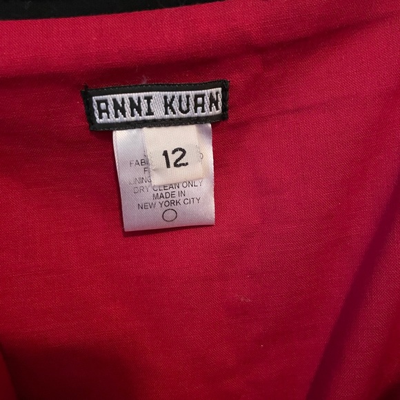 Anni Kuan Black and red skirt size 12 - Picture 3 of 4